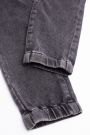 Spodnie jeansowe w kolorze szarym ze ściągaczami o fasonie SLIM 2156858