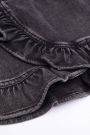 Spódnica jeansowa W kolorze czarnym z ozdobną falbanką 2156967