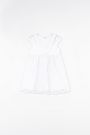 Sukienka tkaninowa biała na bawełnianej podszewce 2157055