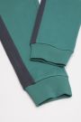 Spodnie dresowe zielone z wiazaniem w pasie o fasonie REGULAR 2200488