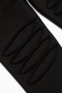 Spodnie dresowe czarne z wiązaniem w pasie o fasonie REGULAR 2111603