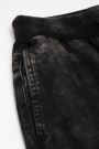 Spodnie dresowe czarne z wiązaniem w pasie o fasonie REGULAR 2111794
