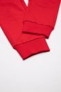 Spodnie dresowe czerwone gładkie wiązane w pasie o fasonie SLIM 2111826