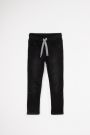 Spodnie jeansowe czarne z wiązaniem w pasie REGULAR FIT 2112673