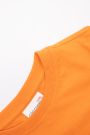 T-shirt z długim rękawem pomarańczowy z zabawnym nadrukiem 2115335