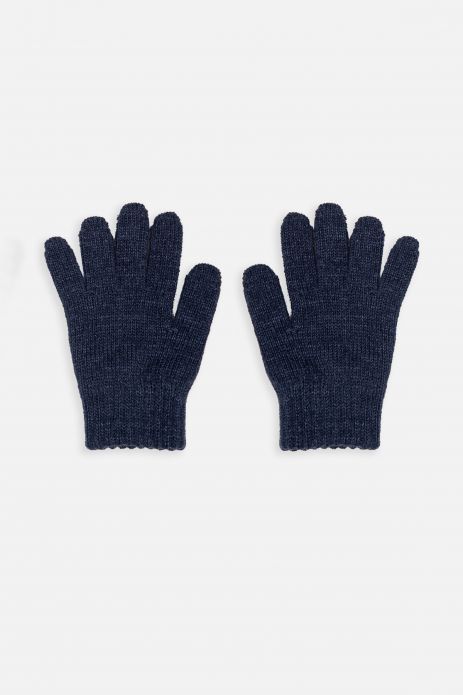 Rękawiczki chłopięce pięciopalczaste swetrowe 2