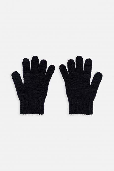 Rękawiczki chłopięce pięciopalczaste swetrowe